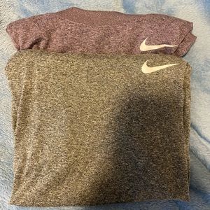 2 Nike dry fit tees.